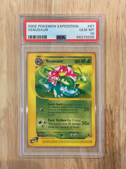 PSA 10 Venusaur Expedition #67 Pokemon 2002 Mint Rare - Image 1