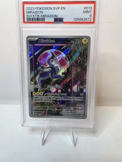 Pokemon TCG Miraidon SVP 013 Black Star Promo Scarlet & Violet Base Set PSA 9 - Image 1