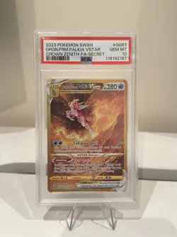 PSA 10 POKEMON PALKIA VSTAR SWSH CROWN ZENITH SECRET FULL ART GG67/GG70 - Image 1