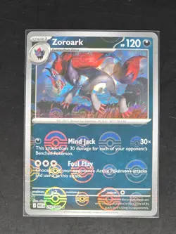 Zoroark 62/86 Pokeball Reverse Holo SV: White Flare Pokemon TCG NM/M - Image 1