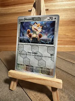 Pokemon SV: Shrouded Fable Reverse Holo Meowth #048/064 Near Mint or Better - Image 1