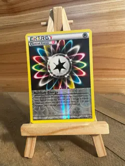 Pokemon XY Base Set Reverse Holo Rainbow Energy #131/146 LP - Image 1