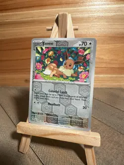 Pokemon SV: Shrouded Fable Reverse Holo Eevee #050/064 Near Mint or Better - Image 1