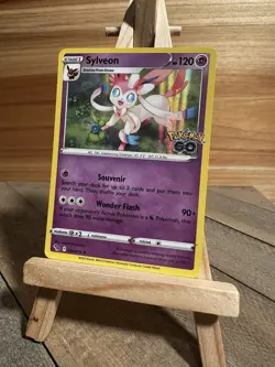 Pokemon Pokemon GO Holo Rare Sylveon #035/078 NM/LP - Image 1