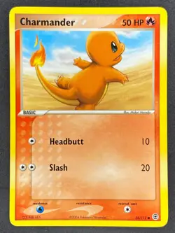 Pokemon Charmander 58/112 RG FireRed & LeafGreen LP/NM - Image 1