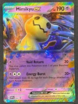 Pokemon Mimikyu ex SVP004 SV Black Star Promo NM - Image 1