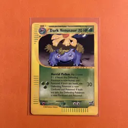 MP/HP Dark Venusaur Best of game 7/9 Nintendo Black Star Promo Pokemon Card - Image 1