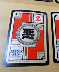 DRAGON BALL Z DBZ SUPER BATTLE PART CARD CARDDASS REG CARTE 174 JAPAN 1992 MINT - Image 2
