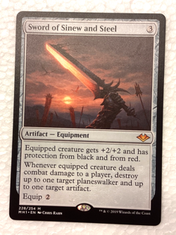 Sword of Sinew and Steel - Near Mint MTG Modern Horizons - Image 1