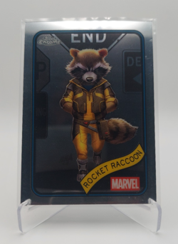Rocket Raccoon - 120 Base Card - 2025 Topps Chrome - Marvel - Image 1