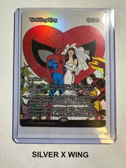 Wedding Ring Borderless Foil x1, MTG, Spiderman, Magic the Gathering, NM - Image 1