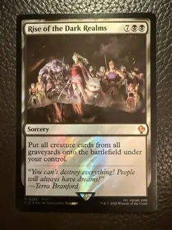 Mtg FIC Final Fantasy - Rise of the Dark Realms -NM SURGE FOIL - Image 1