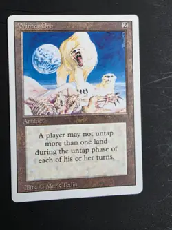 MTG Magic The Gathering Winter Orb Revised Edition Regular - Image 1