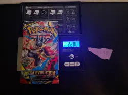 22.80g VERY HEAVY Mega Evolution Pokemon Sealed Booster Pack New SIR/HRU - Image 1