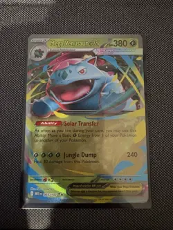 Pokemon TCG Mega Evolutions 3/132 Mega Venusaur EX Double Rare - Image 1