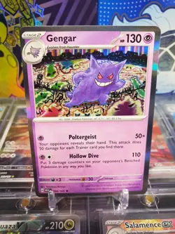 Gengar 094/165 Holo Rare Pokemon TCG S&V English 151 - Image 1