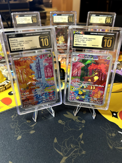 ✨✨ CGC 10 PRISTINE Deerling 073/071 & Sawsbuck 074/071 Bundle Pokemon TCG JPN - Image 1