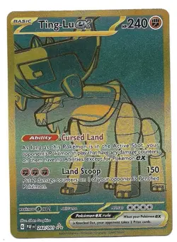 Ting-Lu ex 244/091 Sv: Paldean Fates Holo Hyper Rare Pokemon TCG - NM - Image 1