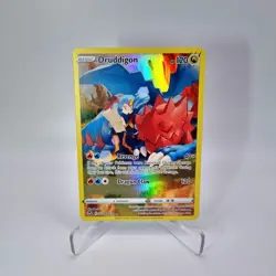 Pokemon TCG Druddigon Silver Tempest Trainer Gallery Tg09/Tg30 Holo Rare - Image 1