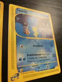 Pokemon TCG Squirtle 131/165 & Squirtle 132/165 Expedition Non-Holo Regular - Image 5