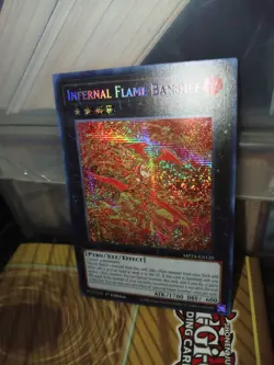 Yugioh! 1x Infernal Flame Banshee MP24-EN120 Prismatic Secret Rare 1st Ed - Image 4