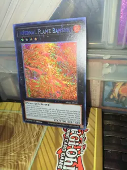 Yugioh! 1x Infernal Flame Banshee MP24-EN120 Prismatic Secret Rare 1st Ed - Image 5