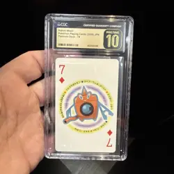 Pokemon Platinum Playing Cards #7 Wash Rotom Electric Anime Japan TCG Nintedo - Image 1