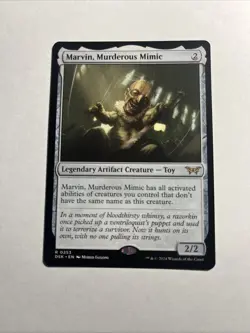 Marvin, Murderous Mimic - Duskmourn: House of Horror MTG Plus Bonus Card!!! - Image 1