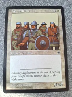 Magic the Gathering 3 card LOT e300 Soul Charmer-Foot Soldiers-Martyrdom - Image 2