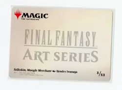 Stiltzkin, Moogle Merchant Art Series Card (Gold-Stamped) 3 Final Fantasy MTG - Image 2
