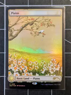 MTG Plains (1399) FOIL [Secret Lair Drop Series] NM - Image 1