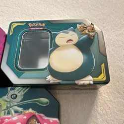 Pokemon TCG Tag Team GX EMPTY tins - Set of 3 Mewtwo & Mew Eevee & Snorlax Plus - Image 2