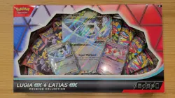 Pokemon Lugia ex Latias ex Premium Collection Mega Evolution IN HAND - Image 2