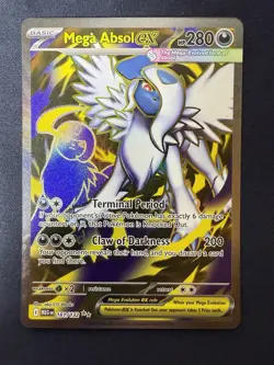 Pokemon TCG: Mega Evolution Base Set Mega Absol ex 161/132 Full Art NM - Image 5
