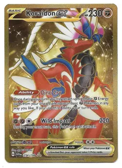 Koraidon ex 254/198 Sv01: Scarlet & Violet Base Set Holo Hyper Rare Pokemon TCG - Image 1