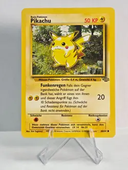 Pikachu 60/64 Common Pokemon Jungle GD DE non-Holo - Image 1