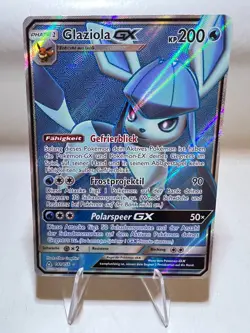 Glaziola GX Pokemon Ultra Prisma Ultra Rare Full Art Exzellent Deutsch - Image 1