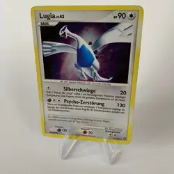 Pokemon Lugia Holo Diamant & Perl Ratselhafte Wunder 14/132 Deutsch leicht bespi - Image 1