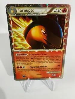 Pokemon Karte Tornupto 110/123 HGSS Heartgold Soulsilver Holo Prime Rare exz-nm - Image 1