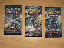 Pokemon Guardian Rising Booster X3 Pack Sealed Pokemon - Image 1