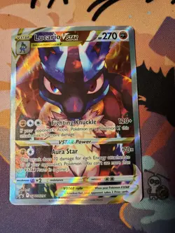 Pokemon TCG Lucario VSTAR SWSH291 Holo Black Star Promo Crown Zenith NM - Image 1