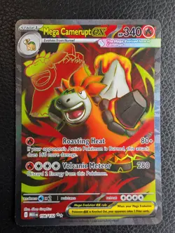 Mega Camerupt ex - 156/132 Mega Evolution Base (Pokemon) Full Art Ultra Rare - Image 1