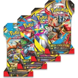 Pokemon TCG (4) Mega Evolutions Sleeved Booster Packs - Full Art Set SEALED! - Image 1