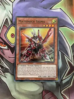 Mathmech Sigma - MYFI-EN001 - Super Rare - 1st Edition Yugioh - Image 1