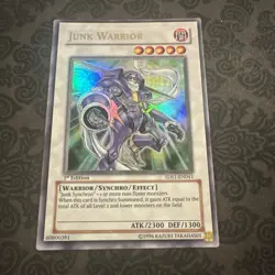 Yu-Gi-Oh! Junk Warrior 5DS1-EN041 Ultra Rare 1st Edition - Image 1