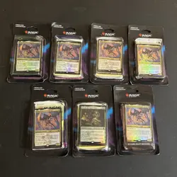 7x MTG Blister Pack w/ (3) Random 15-Card Booster Packs + Promo Card - All New! - Image 1