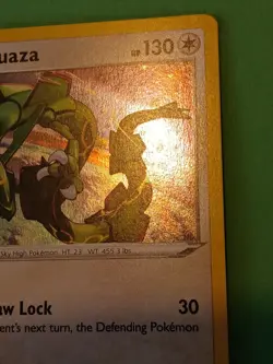 Pokemon Sword & Shield Celebrations Rayquaza SWSH 029 Promo Card Black Star Holo - Image 4