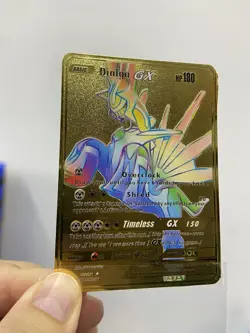 Dialga GX HP180 Gold Metal POKEMON collectible Card Gift！ - Image 4