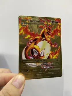 Charizard DX HP500 Metal POKEMON collectible Game Card Gift！ - Image 3