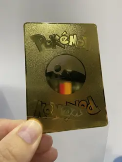 Mcharizard EX HP 230 Gold Metal POKEMON collectible Card Gift！ - Image 3